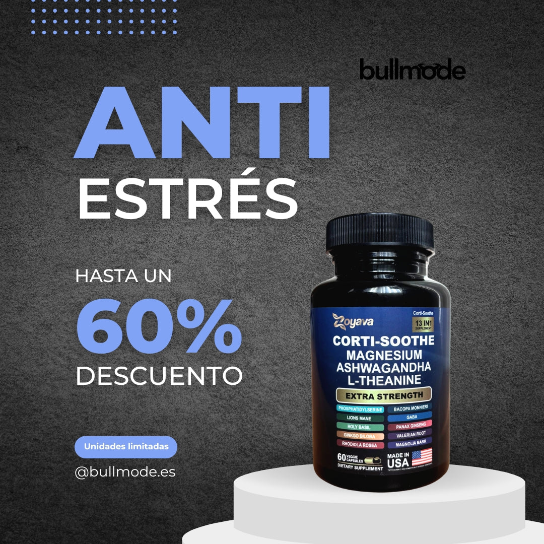 Suplemento Antiestrés Cortisol 60 Cápsulas