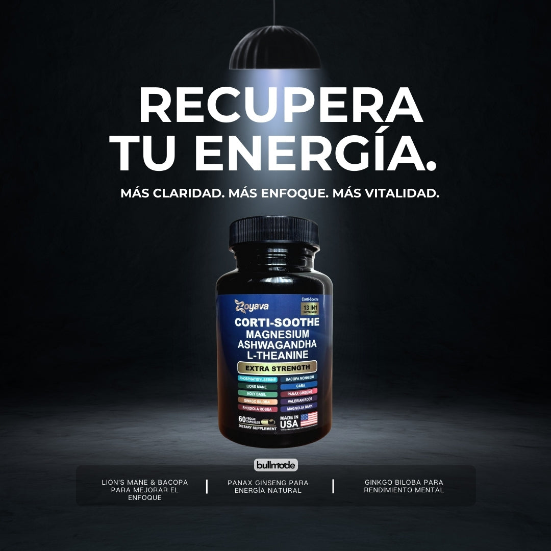 Suplemento Antiestrés Cortisol 60 Cápsulas