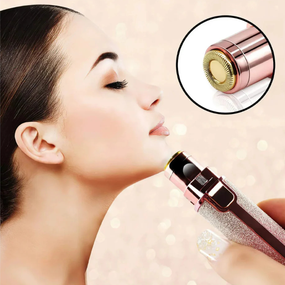 Depiladora facial de precisión indolora recargable